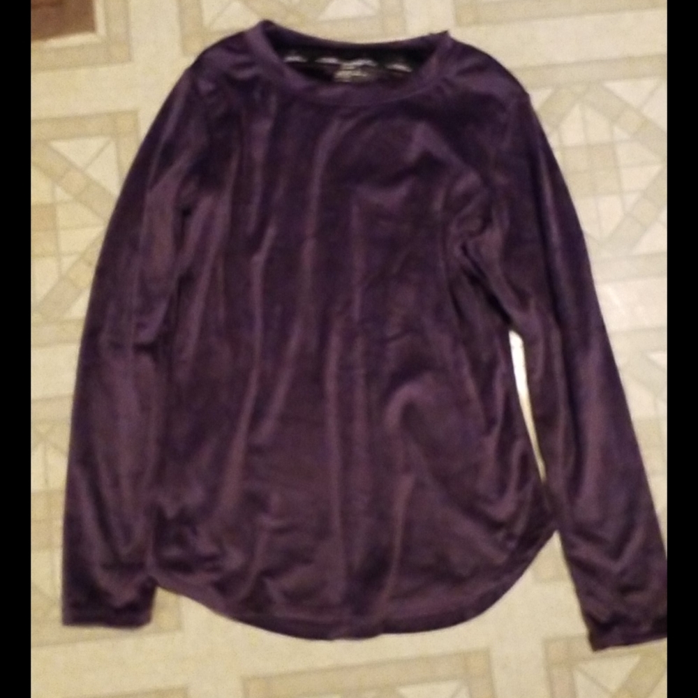 Purple plush shirt